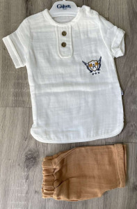 Костюм Gulsen «А» карамельный, мальчик 6-9-12-18 месяцев