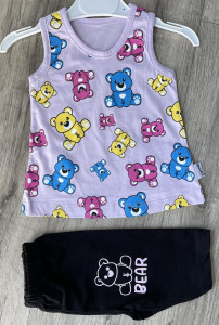 Костюм Minitix "Bear" бузковий, дівчинка 9-12-18-24 місяців