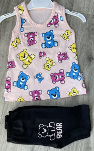 Костюм Minitix "Bear" персиковый, девочка 9-12-18-24 месяцев