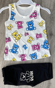 Костюм Minitix "Bear" молочний, дівчинка 9-12-18-24 місяців