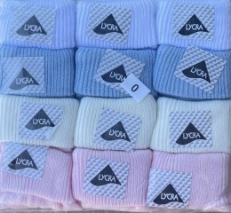 Шкарпетки ADN «Однотонні» мікс кольорів, хлопчик+дівчинка 1 місяць