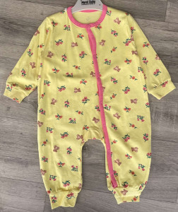 Чоловічок Murat Baby «Квіточки» жовтий, дівчинка 3-6-9-12 місяців