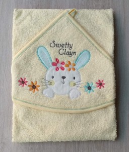 Рушник Ramel «Swetty Зайчик» жовтий, унісекс 80*80