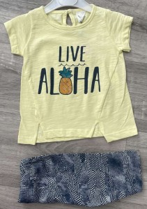 Костюм ALOHA , желтый, 6-12-18-24 месяца