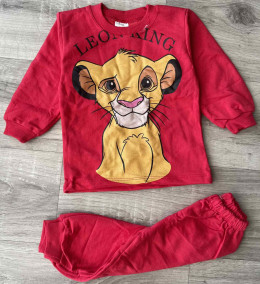 Піжама Supermini "Leon King" червоний, хлопчик 1-2-3 років