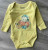 Боди Findik "Sleep" желтый, унисекс 3-6-9-12-18 месяцев, фото