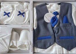 Комплект Baby Biss "Classic" синій, хлопчик 3-6 місяців