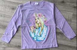 Реглан Milano "Красуня" бузковий, девочка 8-9-10-11-12 років