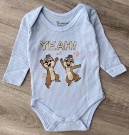 Боді Findik "Yeah" блакитний , хлопчик 3-6-9-12-18 місяців
