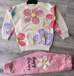 Костюм Lovella "Happy Flowers" розовый, девочка 2-3-4-5 лет