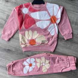 Костюм Lovella "Цветочки" терракотовый, девочка 2-3-4-5 лет