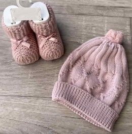 Костюм Becol "В'язка" теракотовий, дівчинка 0-6 місяців