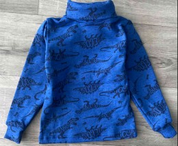Водолазка "Dino" синий, мальчик 1-2-3-4-5 лет