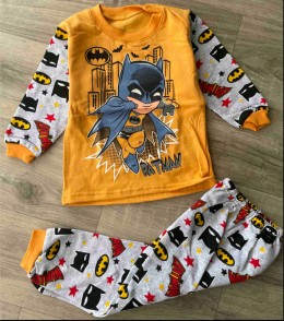 Пижама "Batman" желтая, девочка 2-3-4-5-6 лет