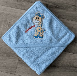 Рушник Ramel "Жирафік" блакитний, хлопчик 70*80