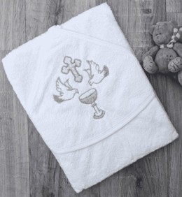 Крыжма "Крестильная" золото, унисекс 80*80