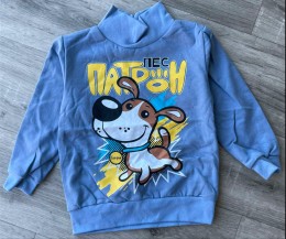 Водолазка "Патрон" голубая, мальчик 2-3-4-5 лет