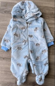 Чоловічок "Коала" блакитний, хлопчик 0-3-6-9 місяців