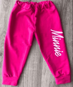 Спортивні штани "Minnie" малинові, дівчинка 3-5-7-9-10 років