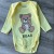 Боди Findik "Bear" жовтий, унісекс 3-6-9-12-18 місяців, фото