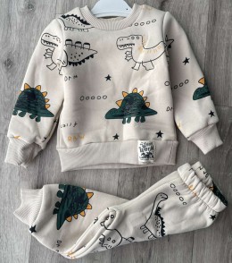 Костюм Ronix "Dino" бежевый, мальчик 6-9-12-18 месяцев