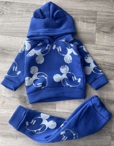 Костюм "Micky" синий с серым, мальчик 9мес-1,5-3-5 лет