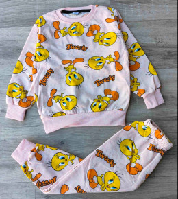 Пижама  MDY "Tweety" розовая,, девочка 8-9-10-11-12 лет