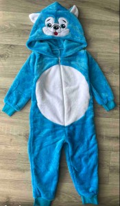Кигуруми "Хаски" голубой, мальчик 11-12-13-14 лет