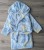 Халат "Лапки" голубой, мальчик 9-10-11 лет, фото