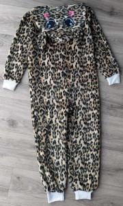 Кигуруми "Лео" коричневый, девочка 6-7-8 лет