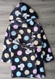 Халат "Mickey" серый, девочка 5-6-7-8 лет