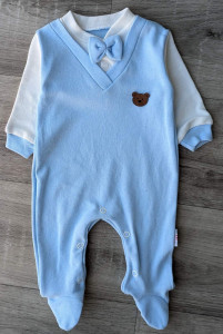 Человечек Pitiko „Мишка» голубой, мальчик 6-9-12