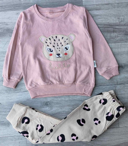 Костюм Piccola “Hello” терракотовый, девочка 2-3-4-5 лет