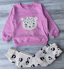 Костюм Piccola “Hello” малиновый, девочка 2-3-4-5 лет