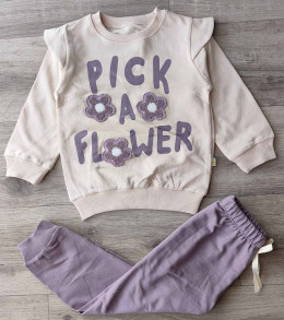 Костюм Bobisko “Pick a flower” фіолетовий, дівчинка 2-3-4-5 років