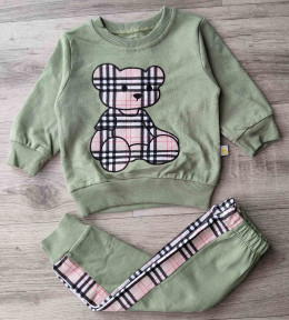 Костюм Bobisko “Ведмедик» зелений, хлопчик 9-12-18-24 місяців