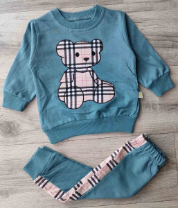 Костюм Bobisko “Ведмедик» бірюзовий, хлопчик 9-12-18-24 місяців