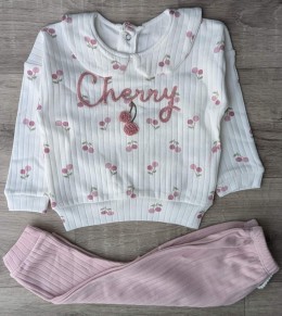 Костюм Anilco "Cherry" розовый (пудра), девочка 3-6-9 месяцев