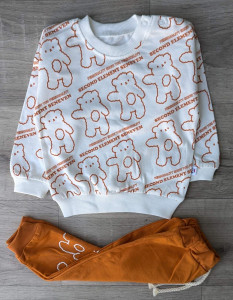 Костюм Anilco "Second Element" коричневый, мальчик 6-12-18-24 месяцев