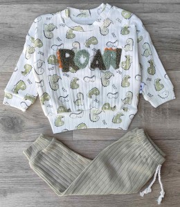 Костюм Anilco "Roar" зелений, хлопчик 3-6-9 місяців