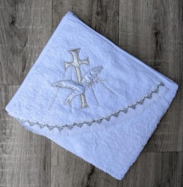 Крыжма Ramel «Крест» серебро, унисекс 80*80