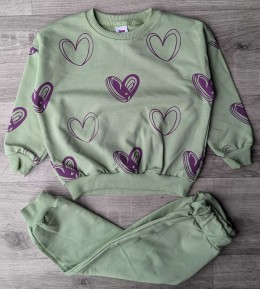 Костюм KRMS " Сердца" зеленый, девочка 2-3-4-5 лет
