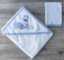Полотенце Ramel "Зверюшки"белый, унисекс 75*80