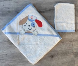 Полотенце Ramel "Собачка"голубой, мальчик 75*80