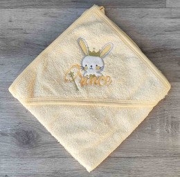 Полотенце Ramel "Зайка", желтый, мальчик, 75/80