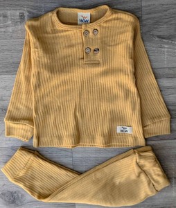 Костюм Wow «Пуговки» желтый, унисекс 9-12-18-24 месяцев