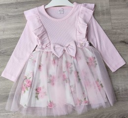Платье Miss Lily "Бант + рози", розовый, 2-3-4-5 лет