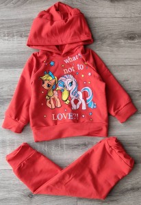 Костюм «Поні» червоний , дівчинка  9міс-1-2-3 років