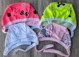 Чепчики «Рисунки» микс цветов, мальчик+девочка 0-3, 3-6 месяцев