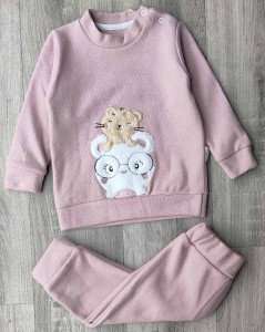 Костюм «Кошечка» терракотовый, девочка 9-12-18-24 месяцев